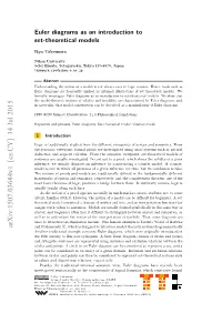 Euler Diagrams As an Introduction to Set-Theoretical Models