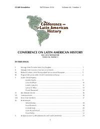FALL 2010 NEWSLETTER Volume 46, Number 2