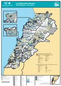 Livelihoods Sector 3Ws Mapping - June 2016
