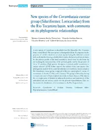 New Species of the Corumbataia Cuestae Group (Siluriformes: Loricariidae) from the Rio Tocantins Basin, with Comments on Its Phylogenetic Relationships