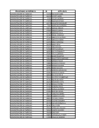 Programa Academico Id Apellidos