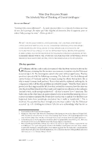 The Scholarly Way of Thinking of Daniel Goldhagen 1