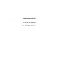 2018 Audited Financial Statements