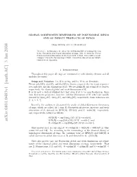 Arxiv:0801.0483V1 [Math.AC] 3 Jan 2008 N,Rsetvl,Dﬁe Sfollows: As Deﬁned Respectively, And, Oue R Unital
