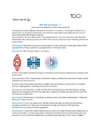 Did You Knows...?' Learn More at Pitneybowes.Com/Us/Newsroom/100 Pitney Bowes Proudly Celebrates 100 Years of Innovation in Commerce