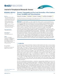Dynamic Topography and Sea Level Anomalies of the Southern Ocean: Variability and Teleconnections