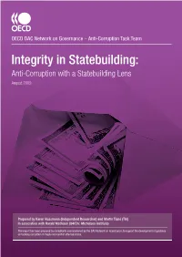 Integrity in State-Building