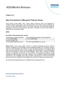 ASX/Media Release