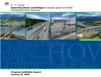 Gateway Program Definition Report
