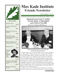 Newsletter Fall 2006