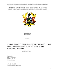 Report Aggregation/Reconciliation