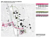 Med Center Route & Shuttle Service