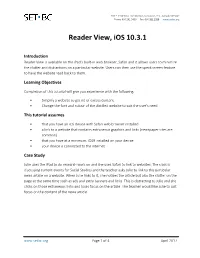 Reader View Task Card