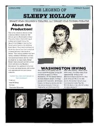 The Legend of Sleepy Hollow Study Guide Copy