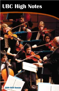 UBC High Notes