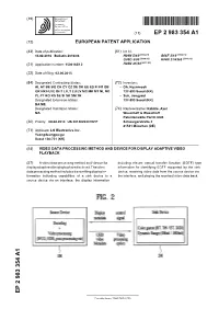 Video Data Processing Method and Device for Display Adaptive Video Playback