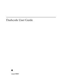 Dashcode User Guide