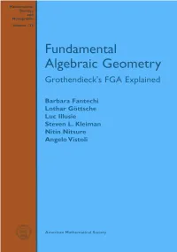 Fundamental Algebraic Geometry