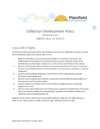 Library Bill of Rights