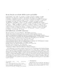 Recent Results from KASCADE-Grande and LOPES