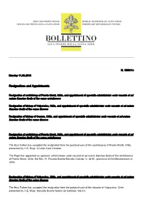 Resignations and Appointments