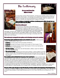 The Lectionary