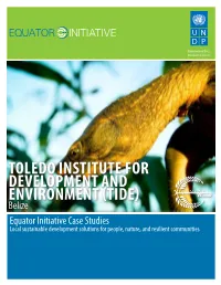Toledo Institute for Development and Environment (Tide)