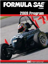 2009 Formula SAE® Series Ofﬁcial Events