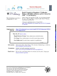 Bach2 Negatively Regulates T Follicular Helper Cell Differentiation and Is Critical for CD4 + T Cell Memory