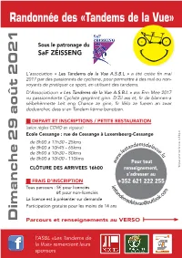Randonnée Des «Tandems De La Vue»