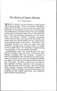 The History of Square-Dancing