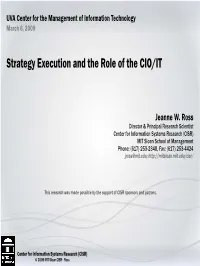 The Operating Model: Business Process Standardization And