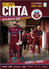 05.04.2021 Ore 15.00 CITTADELLA VS REGGINA