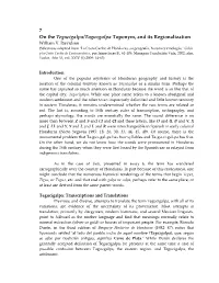 7 on the Tegucigalpa/Taguzgalpa Toponym, and Its Regionalization William V