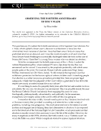 Avoiding Misstatements About Death