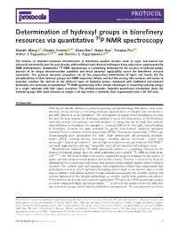 Determination of Hydroxyl Groups in Biorefinery Resources Via