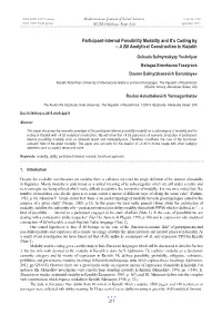 Participant-Internal Possibility Modality and It's
