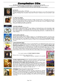 Compilation CD's