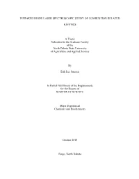 Infrared Diode Laser Spectroscopic Study of Combustion Related