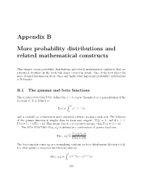 Probability Distributions and Related Mathematical Constructs
