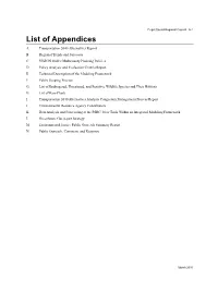 WSDOT Back Matter Template