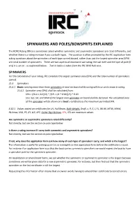 Spinnakers and Poles/Bowsprits Explained