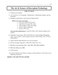 The Art & Science of Encryption Technology
