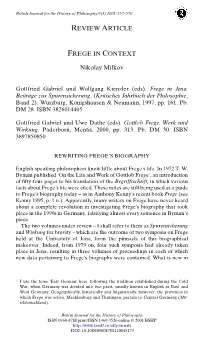 Frege in Context
