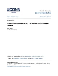 Governing a Continent of Trash: the Global Politics of Oceanic Pollution