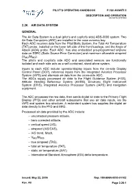 2.26. AIR DATA SYSTEM GENERAL the Air Data System
