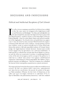 Decisions and Indecisions