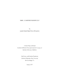Hemp: a Composition Review Plus