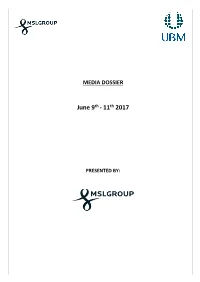 June 9Th - 11Th 2017
