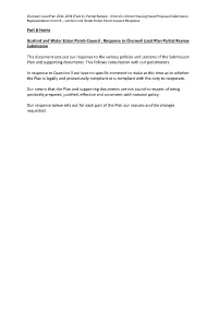Response to Cherwell Local Plan Partial Review Submission